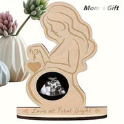 EchoBaby™ – cadre photo bébé echo – cadre souvenir en bois
