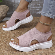 <tc>Sandali in maglia traspirante</tc>
