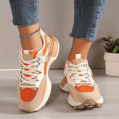 Katia - Baskets décontractées à blocs de couleurs pour femmes