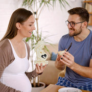 EchoBaby™ – cadre photo bébé echo – cadre souvenir en bois