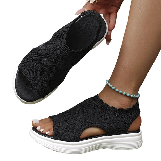 <tc>Sandali in maglia traspirante</tc>