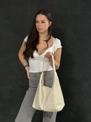 Sac à main en smili-cuir vieilli Scarlett