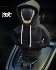 Housse de levier de vitesse pour voiture à capuche