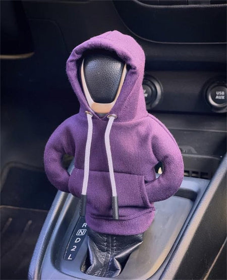 Housse de levier de vitesse pour voiture à capuche