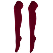 Chaussettes hautes côtelées pour femme – cosy