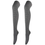 Chaussettes hautes côtelées pour femme – cosy