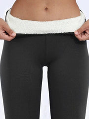Leggings d'hiver en velours d'agneau