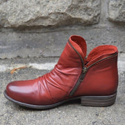 Vianne | Bottes en cuir avec fermeture éclair