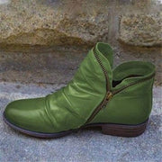 Vianne | Bottes en cuir avec fermeture éclair