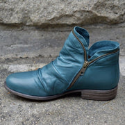 Vianne | Bottes en cuir avec fermeture éclair
