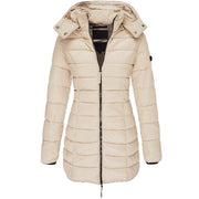 Alice™ | Manteau d'hiver matelassé isolant avec capuchon
