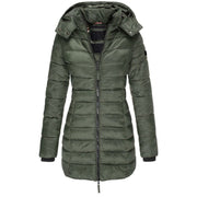 Alice™ | Manteau d'hiver matelassé isolant avec capuchon