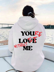 Your Lost Without Me™ sweat à capuche F/H