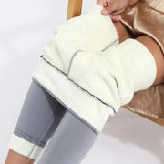 Leggings d'hiver en velours d'agneau